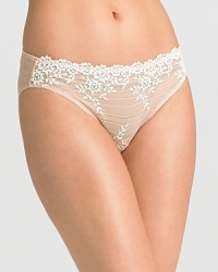 A sheer bikini with delicate floral lace detail all over. Style #64391 A sheer bikini with delicate floral lace detail all over. Style #64391
