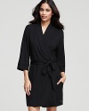 Soft and chic, this robe is the must-have look for bedtime.