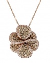 Effy Jewlery Jardin Bloom Cognac Diamond Pendant