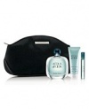 Giorgio Armani Acqua di Gioia Gift Set for Women (3.4 OZ EDP Spray, 2.5 OZ Body Lotion, EDP Roll-On Pen 0.33 OZ & Black Cosmetic Bag)