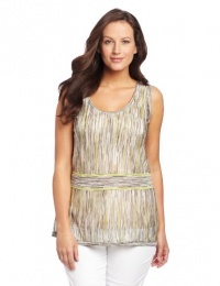 Jones New York Women's Plus-Size Spacedye Shell Jones New York Women's Plus-Size Spacedye Shell