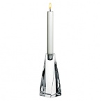 The Tornado candlesticks from Orrefors are simple, solid crystal blocks with a twisted upper that suit both formal and informal settings. Sold in pairs.