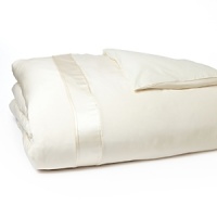 Silk stripes add textural luxury to this luminous Donna Karan duvet cover--a simple way to infuse your boudoir with elegance. Silk stripes add textural luxury to this luminous Donna Karan duvet cover--a simple way to infuse your boudoir with elegance.