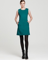 Precise tailoring and clean lines craft an effortlessly chic DIANE von FURSTENBERG dress, rendered with a hint of stretch to skim flawlessly over your curves. Precise tailoring and clean lines craft an effortlessly chic DIANE von FURSTENBERG dress, rendered with a hint of stretch to skim flawlessly over your curves.