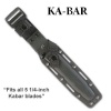 KA-BAR 1138128 Kydex Sheath For Short Ka-Bars