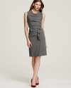 Lafayette 148 New York Asymmetric Pleat Dress