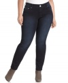 Team the season's hottest tops with Seven7 Jeans' plus size skinny jeans for a sleek casual look.