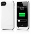 New Version Mophie Juice Pack Plus Case and 2000mAh Rechargeable Battery for iPhone 4/4S - White (Verizon, AT&T and Sprint)