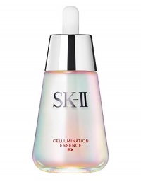 Cellumination Essence EX is designed to refine and illuminate skin from the cellular level. It helps skin achieve a high level of aura-lucency by enhancing the skin's balance of Red, Green and Blue light in just four weeks. 1.7 oz.
