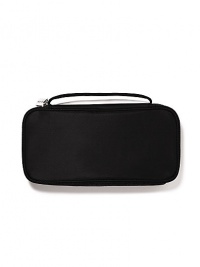 Keep your makeup brushes in top condition by storing them in this chic brush case. A must for travel. 4¾L X 1¾W X 9½H Keep your makeup brushes in top condition by storing them in this chic brush case. A must for travel. 4¾L X 1¾W X 9½H
