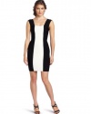 BCBGMAXAZRIA Women's Tamira Double Square Neck Dress