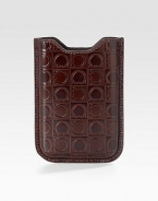 A slipcase for the Blackberry user who appreciates elegant craftsmanship as much as on-the-go style in embossed calfskin leather. Leather Accommodates all standard Blackberry models 3¾W X 4½H Made in Italy 