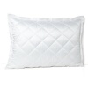 Hudson Park Collection Luxe Diamond Stitch King Pillow Sham White