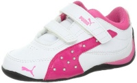 PUMA Drift Cat 4 Shiny V Sneaker (Toddler/Little Kid/Big Kid),White/Cabaret,7 M US Toddler PUMA Drift Cat 4 Shiny V Sneaker (Toddler/Little Kid/Big Kid),White/Cabaret,7 M US Toddler