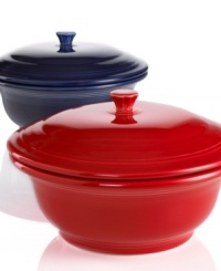Perhaps the name Fiesta was chosen in 1936 because the famous collection comes in festive colors. The casserole comes in a variety of punchy shades for endless mix-and-match possibilities. Perhaps the name Fiesta was chosen in 1936 because the famous collection comes in festive colors. The casserole comes in a variety of punchy shades for endless mix-and-match possibilities.