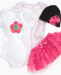 She'll love dancing, playing and pretending in this vibrant pink tutu by Baby Starters. She'll love dancing, playing and pretending in this vibrant pink tutu by Baby Starters.