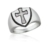 Effy Jewelry Effy® Sterling Silver Diamond Cross Ring .06 Tcw. Effy Jewelry Effy® Sterling Silver Diamond Cross Ring .06 Tcw.
