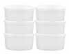 HIC 14-ounce Porcelain Souffle 4.5-inch Set of 6