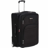 Delsey Helium Fusion Lite 2.0 25 Expandable Suiter in Black