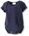 Splendid Littles Unisex-Baby Newborn Always Solid Onesie, Navy, 6-12 Months