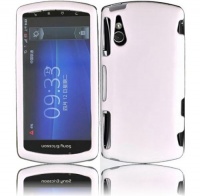 Pantech Rubberized Hard Shell Faceplate Cover Phone Case for Sony Ericsson Xperia Play R800 R800X - White Pantech Rubberized Hard Shell Faceplate Cover Phone Case for Sony Ericsson Xperia Play R800 R800X - White