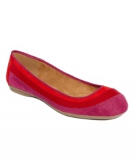 Pretty as a picture. Style&co.'s Groovy flats are a great take on the colorblocking trend.