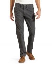 Classic 505 design in cool trouser styling. No matter what time of day it is, these straight-legged Levi's pants always look good. Classic 505 design in cool trouser styling. No matter what time of day it is, these straight-legged Levi's pants always look good.