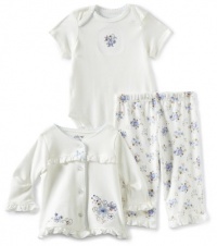 Little Me Baby-Girls Newborn Petite Floral Take Me Home Sleepwear Set , Purple Floral, 3 Months Little Me Baby-Girls Newborn Petite Floral Take Me Home Sleepwear Set , Purple Floral, 3 Months