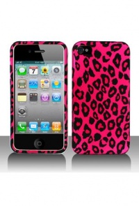 iPhone 4 Graphic Case - Hot Pink/Black Leopard iPhone 4 Graphic Case - Hot Pink/Black Leopard