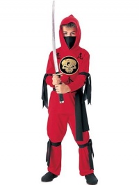 Kids Ninja In Red Costume Kids Ninja In Red Costume