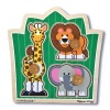 Melissa & Doug Deluxe Jungle Friends (Safari) Jumbo Knob