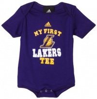 NBA Infant Los Angeles Lakers Short Sleeve Creeper My New First Tee - R2Bc5B-L (Purple, 18 Months) NBA Infant Los Angeles Lakers Short Sleeve Creeper My New First Tee - R2Bc5B-L (Purple, 18 Months)