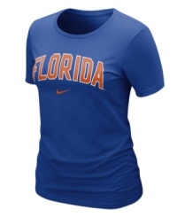 Keep your team pride on display with this NCAA Florida Gators t-shirt from Nike. Keep your team pride on display with this NCAA Florida Gators t-shirt from Nike.