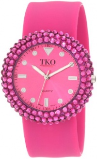 TKO ORLOGI Women's TK613FS Crystal Slap Pink Watch TKO ORLOGI Women's TK613FS Crystal Slap Pink Watch