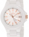 Invicta Women's 12539 Ceramics Silver Dial White Ceramic Watch