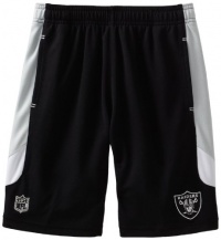 NFL Oakland Raiders 8-20 Boys Kick Off Mesh Short (Black, Medium) NFL Oakland Raiders 8-20 Boys Kick Off Mesh Short (Black, Medium)