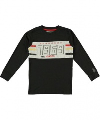 Sean John Origins L/S T-Shirt (Sizes 8 - 18) - black, 18 Sean John Origins L/S T-Shirt (Sizes 8 - 18) - black, 18