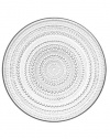 iittala Kastehelmi Dew Drop Round Clear Glass Plate, 12-1/2-Inch Diameter