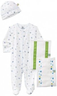 Noa Lily Baby-Boys Newborn Turtle Themed 4 Piece Gift Basket Set, Blue, 6 Months Noa Lily Baby-Boys Newborn Turtle Themed 4 Piece Gift Basket Set, Blue, 6 Months