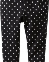 Hartstrings Baby-girls Infant Dot Jacquard Knit Legging Pant and Belt Set, Black Dot, 12 Months