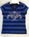 Ralph Lauren Toddler Girl Navy Blue Iris Shirt, Size 3 3T