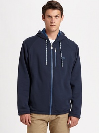 Ultra-soft cotton terry, in a classic, sporty style finished with a signature embroidered logo.Attached drawstring hoodRaglan shoulder cosntructionZip frontZip pocketSignature embroiderySide slash pocketsFully linedAbout 28 from shoulder to hemCottonMachine washImported Ultra-soft cotton terry, in a classic, sporty style finished with a signature embroidered logo.Attached drawstring hoodRaglan shoulder cosntructionZip frontZip pocketSignature embroiderySide slash pocketsFully linedAbout 28 from shoulder to hemCottonMachine washImported