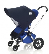 Protect-A-Bub Compact Single Sunshade With Fabric Bag In Navy Protect-A-Bub Compact Single Sunshade With Fabric Bag In Navy