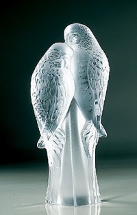 Lalique Two Parakeets - 1211900 Lalique Two Parakeets - 1211900