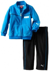 Puma - Kids Baby-Boys Infant Promo Velour Set, Blue, 24 Months