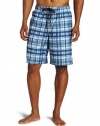 IZOD Men's Plaid Swim Short