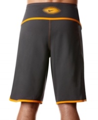 Be a little bold. Subtle style will still make you a standout in these board shorts from Nike. Be a little bold. Subtle style will still make you a standout in these board shorts from Nike.