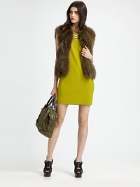 Add a hint of luxe texture to any ensemble with this dyed fox fur vest. Hook-and-eye closureAbout 22 from shoulder to hemDyed fox furDry clean with fur specialistImportedFur origin: ChinaModel shown is 5'10 (177cm) wearing US size Small. Add a hint of luxe texture to any ensemble with this dyed fox fur vest. Hook-and-eye closureAbout 22 from shoulder to hemDyed fox furDry clean with fur specialistImportedFur origin: ChinaModel shown is 5'10 (177cm) wearing US size Small.