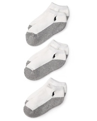 Ralph Lauren Childrenswear 3 Pack Ped Socks - Boys 8-20 Ralph Lauren Childrenswear 3 Pack Ped Socks - Boys 8-20