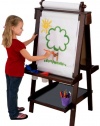 Kidkraft Deluxe Wood Easel- Espresso